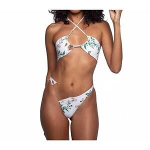 NEW AKOSHA amelia bikini bottom in rosebud